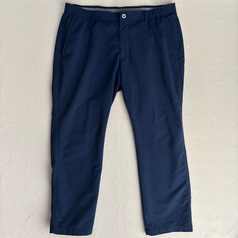 Under Armour Navy Performance Golf Pants Men's 40x30 Stretch Comfort Waist Band